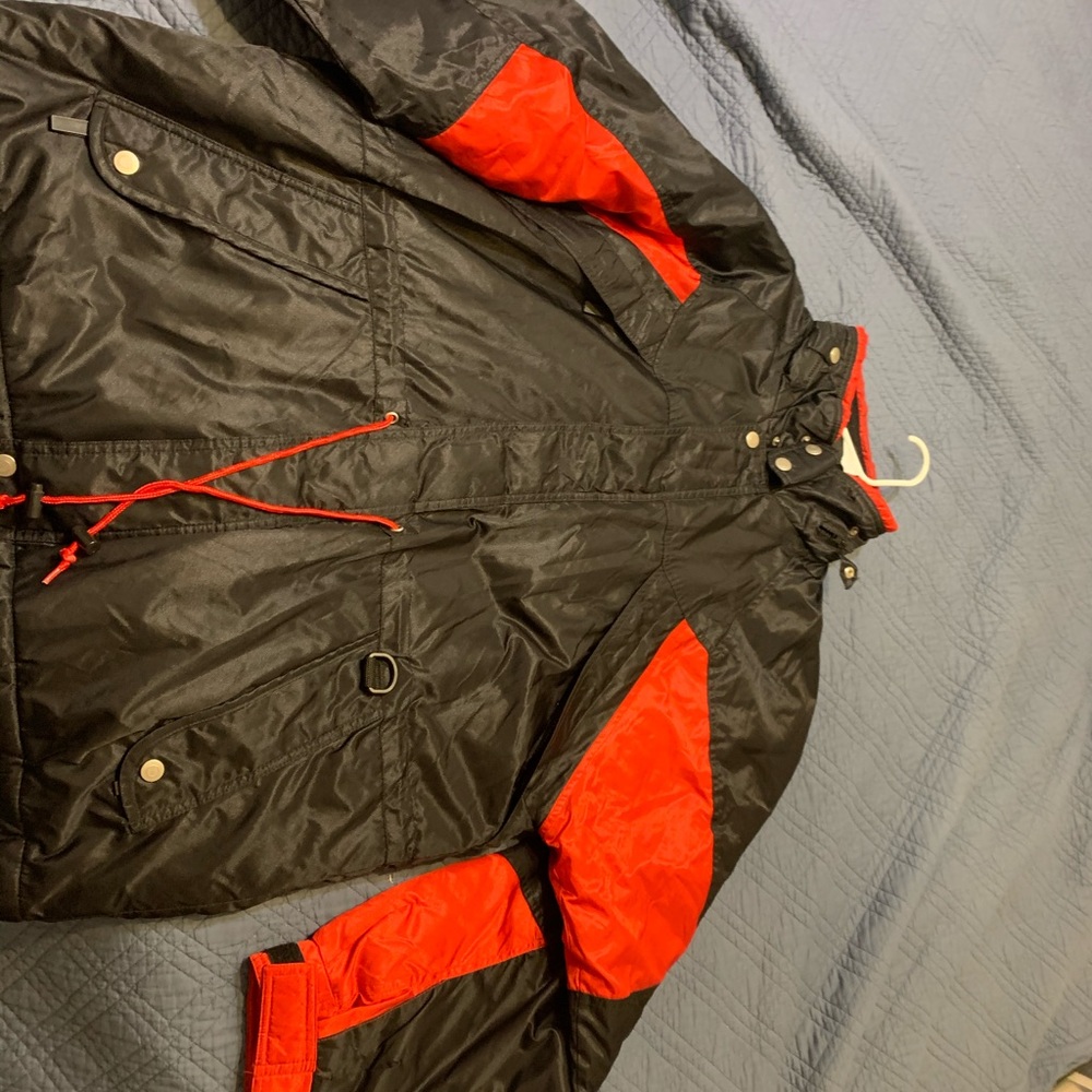 xL jacket , Black , Red